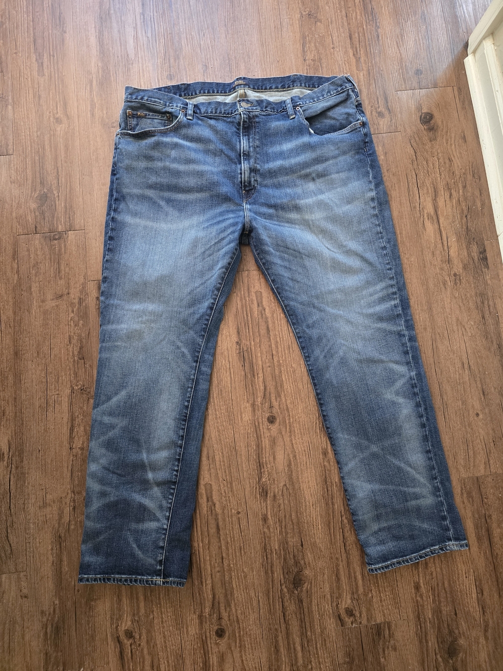 Polo by Ralph Lauren The Hampton Relaxed Straight Blue Jeans Mens Big And Tall